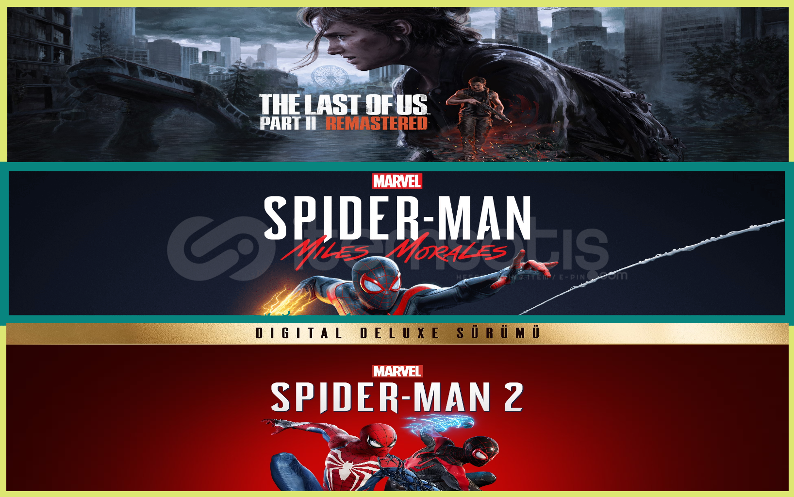 The Last of Us Part II + Miles + Spiderman 2 The Last of Us Part II + Miles + Spiderman 2