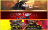 The Last of Us Part I + Spiderman 2 + Cyberpunk