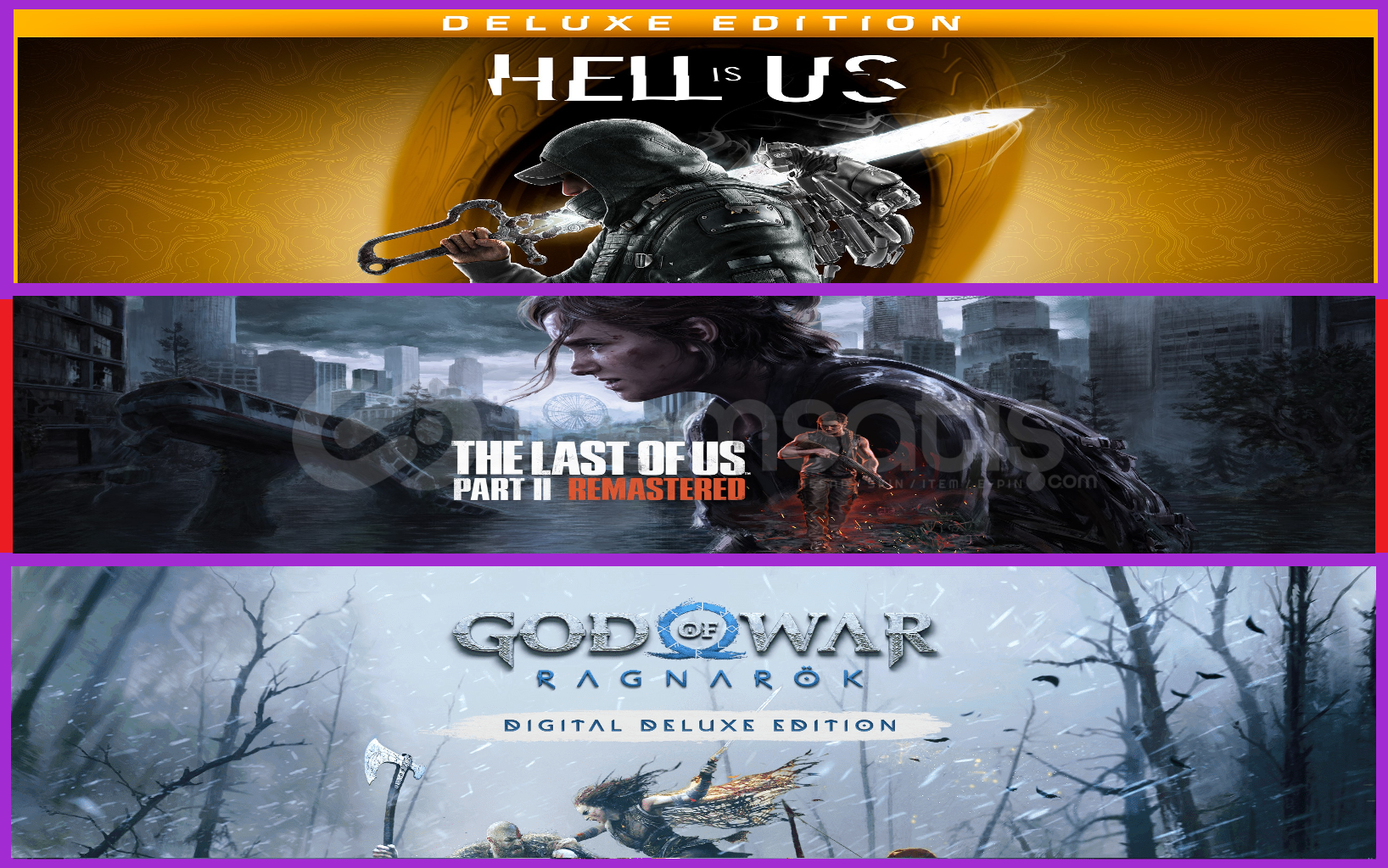 Hell is Us + The Last Of Us 2 + Ragnarök Hell is Us + The Last Of Us 2 + Ragnarök