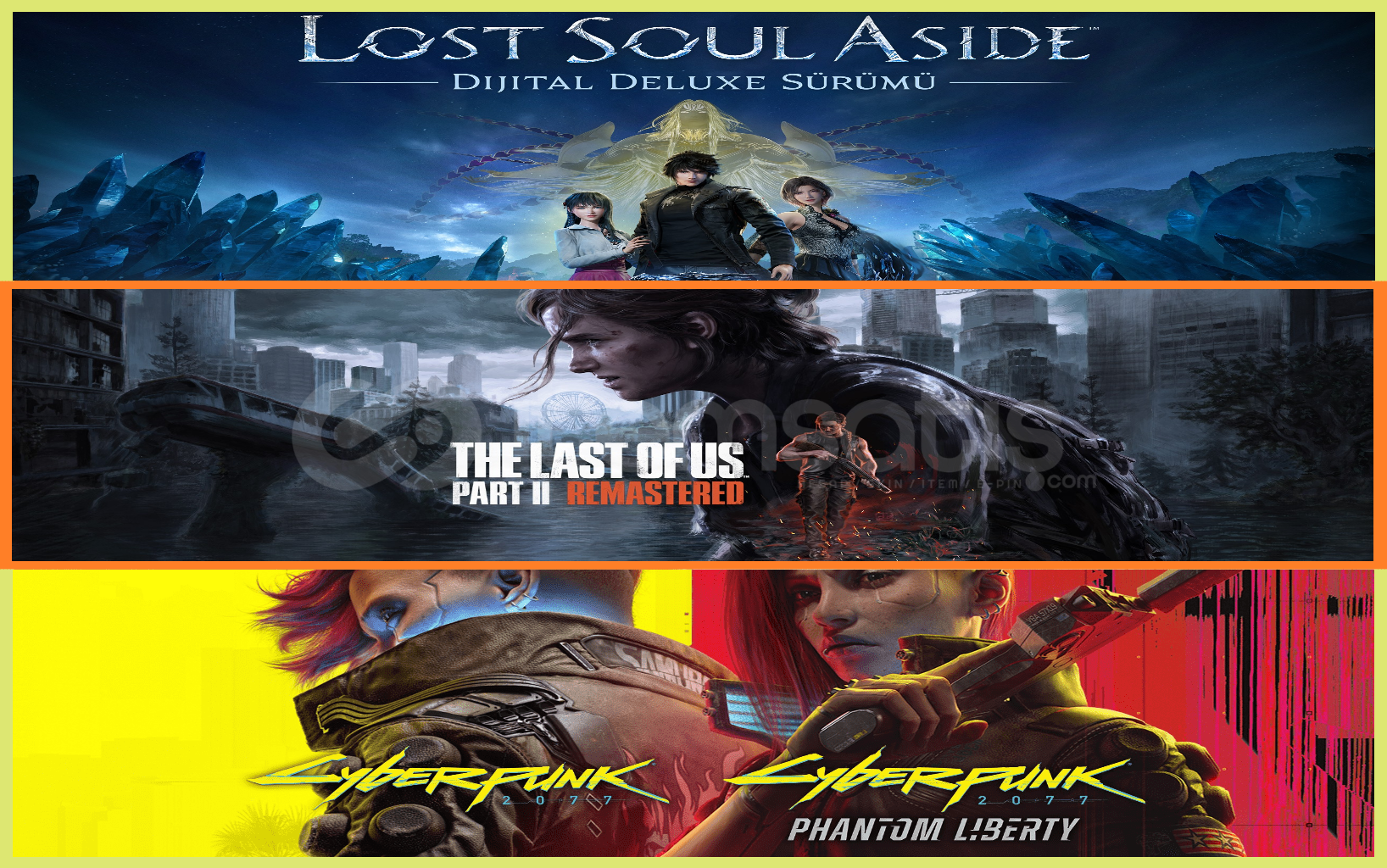 Lost Soul Aside + The Last Of Us 2 + Cyberpunk Lost Soul Aside + The Last Of Us 2 + Cyberpunk