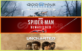 Ragnarök + Spider Remastered + Uncharted