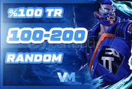 ⭐️ [%100 TR] 100-200 SKİN RANDOM HESAP