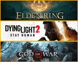  God of War+Dying Light+Elden ring