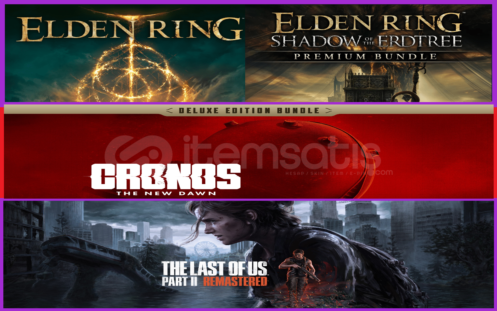 Elden + Cronos + The Last Of Us 2 Elden + Cronos + The Last Of Us 2