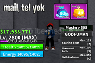 BF 2800 LVL + GOD HUMAN + BUDDHA FRUIT HESAP