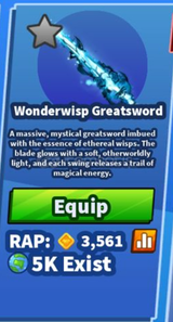 Wonderwisp Greatsword