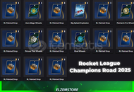 ⭐️ 15 İtems -Rocket League - Champions Road 2025