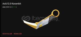 Asil Karambit 2343 VP %34 indirim