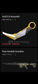 Asil karambit %24 +özel harekat guardian