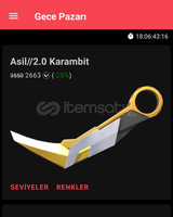 Asil Karambit%25 Gece Pazarı 