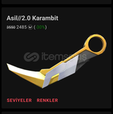 Asil Karambit%30 Gece Pazarı 