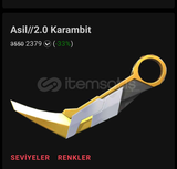 Asil Karambit%33 Gece Pazarı 