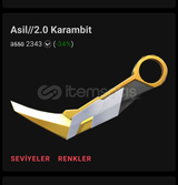 Asil Karambit%34 Gece Pazarı 