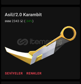 Asil Karambit%34 Gece Pazarı 