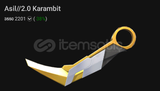 Asil Karambit %38 Asil Balta %19