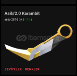 Asil Karambit Bıçak%19 Gece Pazarı 