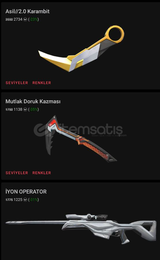 Asil Karambit,İyon Operator