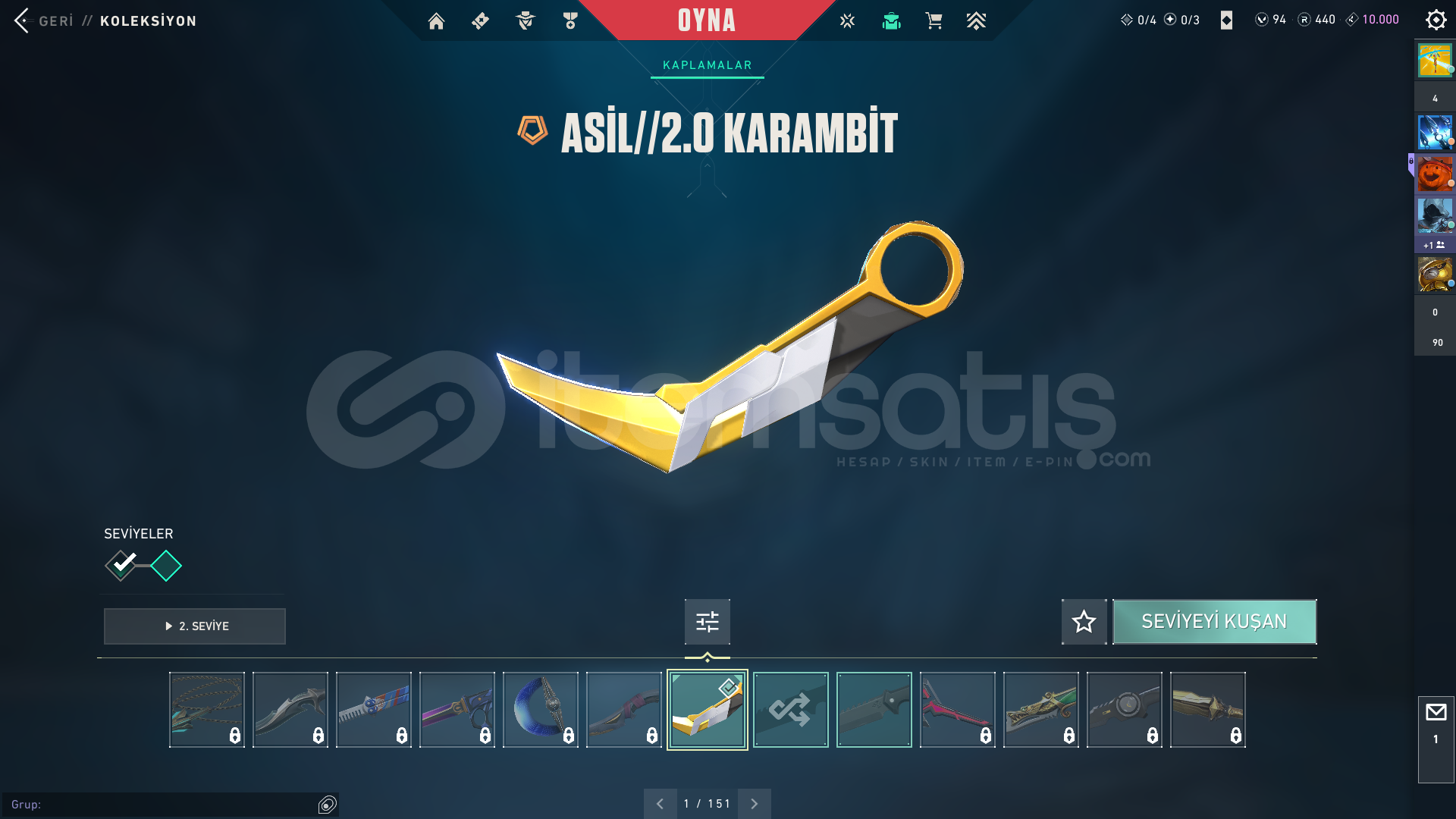 ASİL KARAMBİT VE DAHA FAZLASII!!! ASİL KARAMBİT VE DAHA FAZLASII!!!
