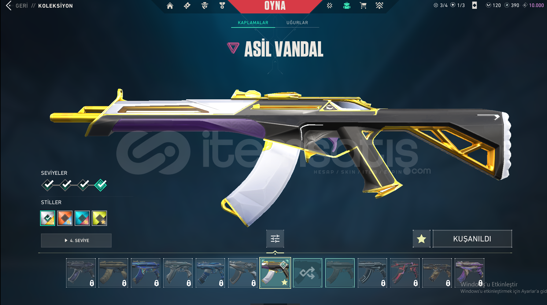 ASİL VANDAL + YAĞMACI GHOST HESAP ASİL VANDAL + YAĞMACI GHOST HESAP