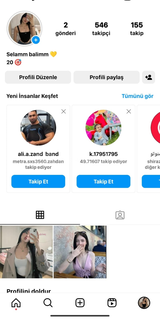 AŞIRI DERECEDE AKTİF KIZ HESABI META AÇIK+VİP
