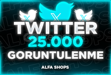 ⭐[AŞIRI HIZLI] 25 BİN GORUNTULENME TWITTER