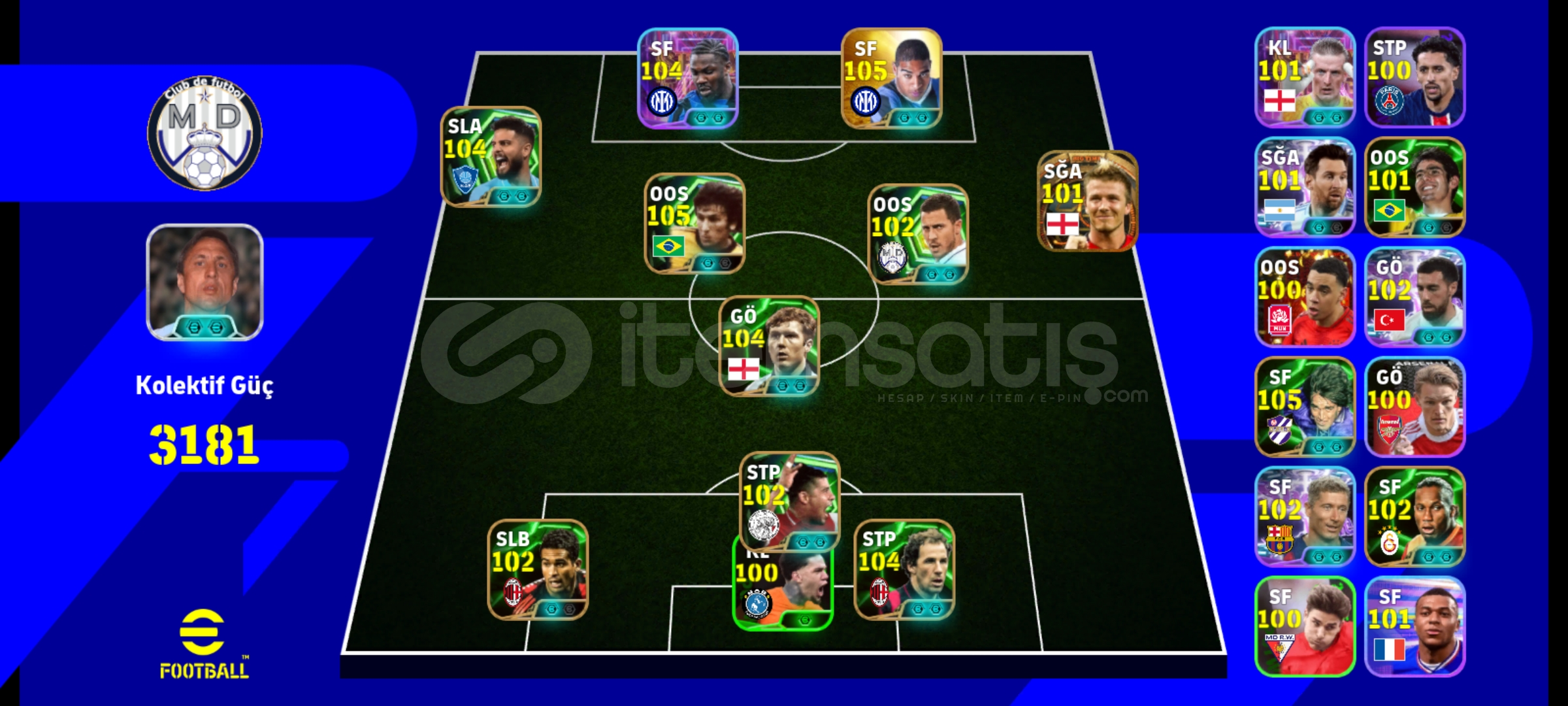 Aşırı iyi zico ve insigne Aşırı iyi zico ve insigne