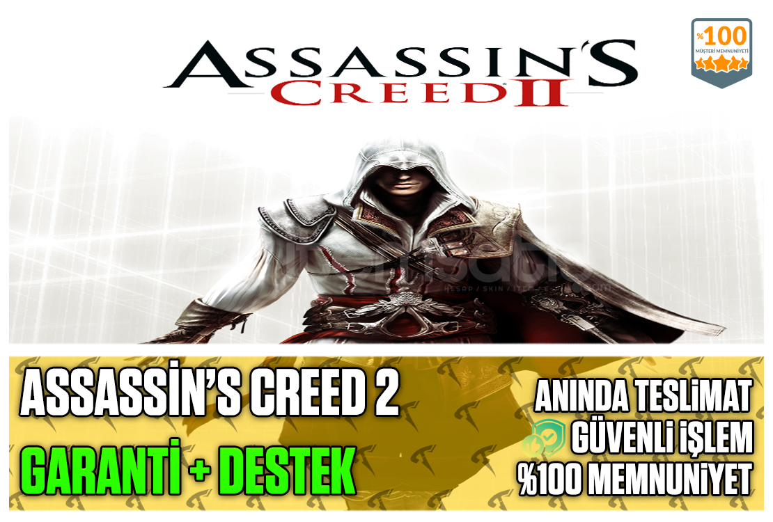 ⭐️☘️Assassin's Creed 2 (II)❤️Garanti&Sorunsuz❤️ ⭐️☘️Assassin's Creed 2 (II)❤️Garanti&Sorunsuz❤️