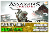 ⭐️☘️Assassin's Creed 3 (III)❤️Garanti&Sorunsuz