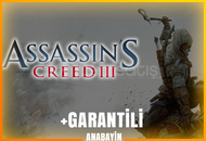 Assassin's Creed 3 + GARANTİ