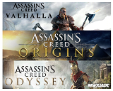 Assassin's Creed Valhalla + Odyssey + Origins