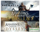 Assassin's Creed Valhalla + Origins + Odyssey