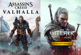 ASSASSİN'S VALHALLA + THE WİTCHER 3 PS4/PS5