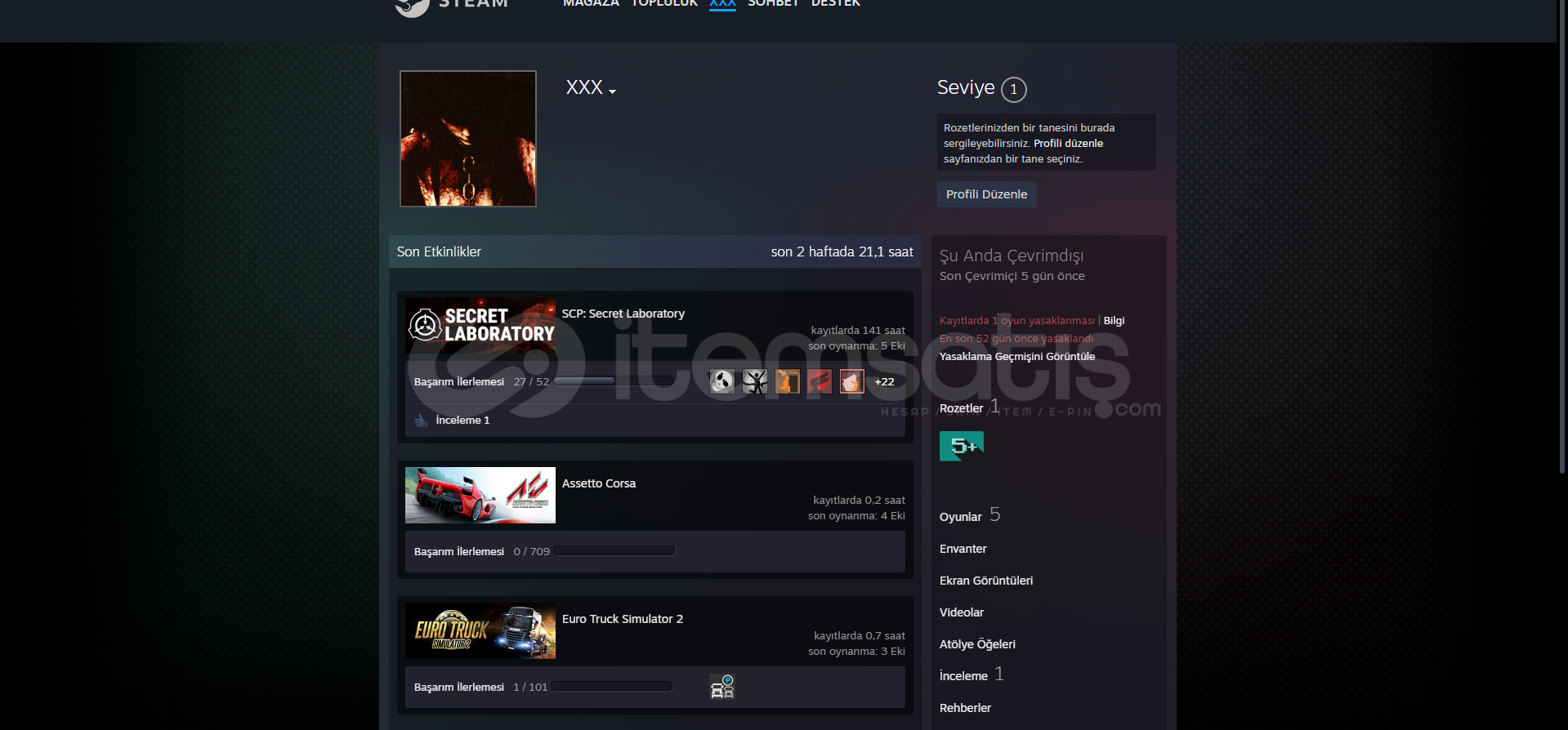 Assetto Corsa + ETS2 +GTA5+$2.79 Hesap İçnde  Assetto Corsa + ETS2 +GTA5+$2.79 Hesap İçnde