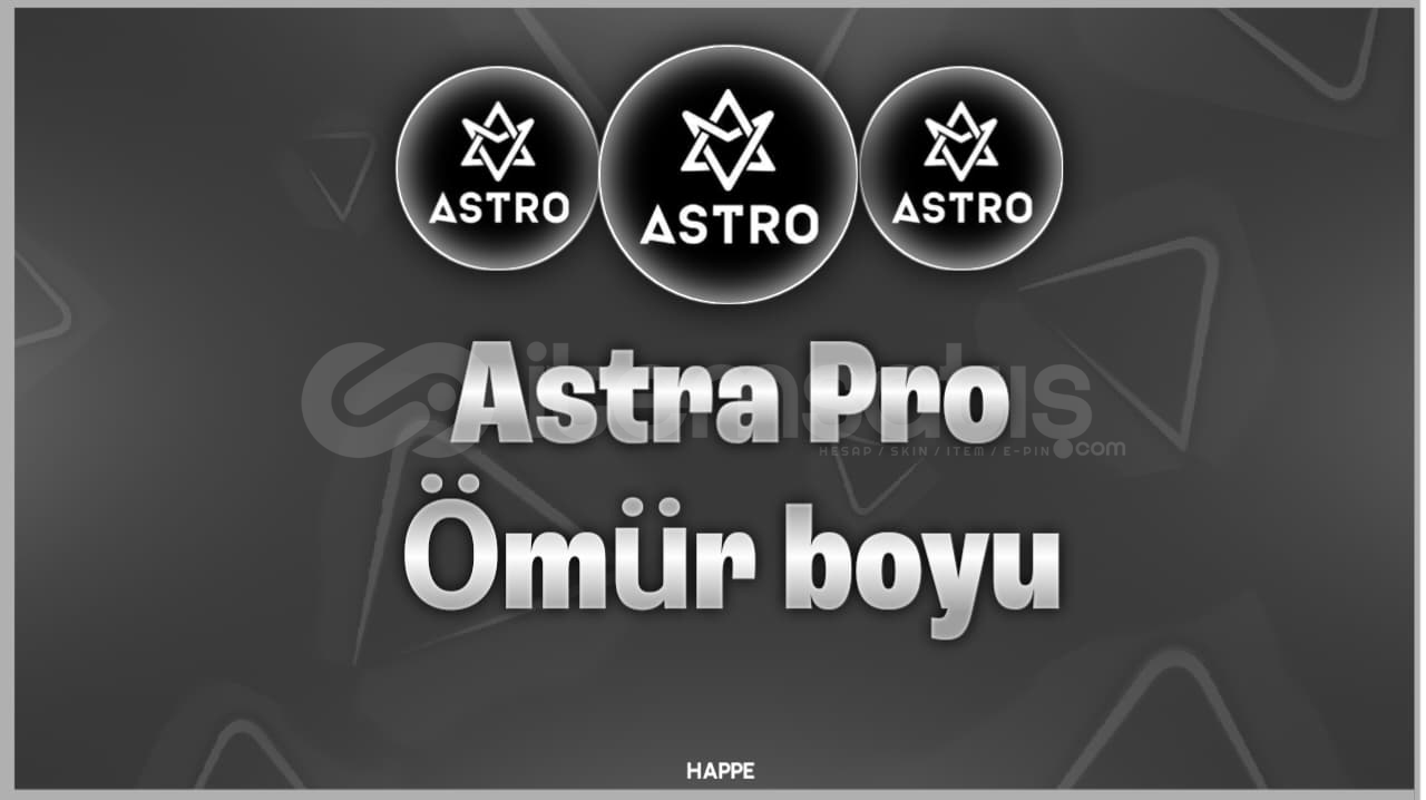 ASTRO PRO SINIRSIZ KULLANIM ASTRO PRO SINIRSIZ KULLANIM