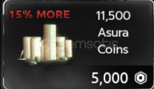 ⭐Asura 11500 Coins⭐ 