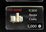 Asura : 11500 Coins / 11,500