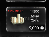 Asura : 11500 Coins / 11,500 