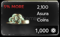 ⭐Asura - 2100 Coins⭐
