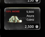 Asura 5500 Coins