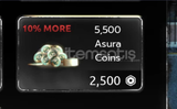 Asura 5500 Coins / 5,500