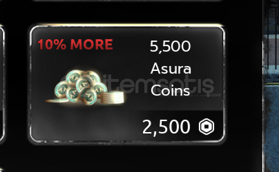 Asura 5500 Coins 5,500  Asura 5500 Coins 5,500