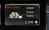 Asura : 5500 Coins / 5,500 