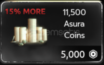 ⭐Asura - 11500 Coins⭐