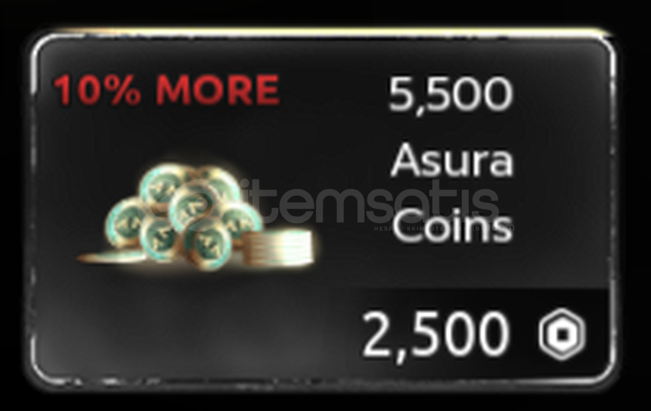 Asura 5500 Coins Asura 5500 Coins