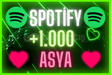 ❤️ [ASYA] +1.000 SPOTİFY DİNLENME [PREMİUM] ❤️