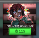 Asylum Life Permanent Glass Shard