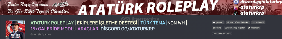 ATATÜRK ROLEPLAY SATILIK ÇOK UYGUN
