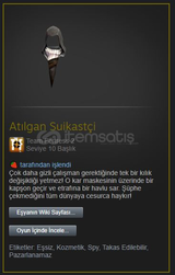 Atılgan Suikastçi Spy kozmetik