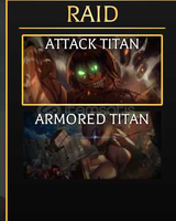 Attack on titan revolution Attack raid 5 tane
