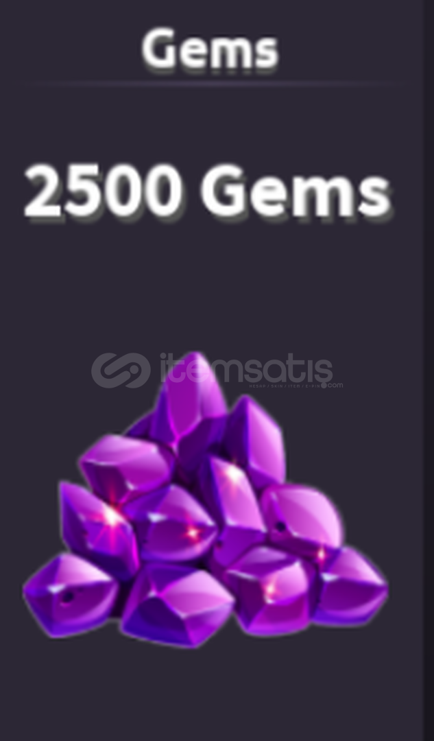 AU:R 2500 Gems AU:R 2500 Gems